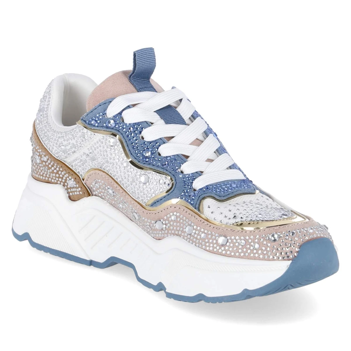 Low Sneaker - sand/lt blue