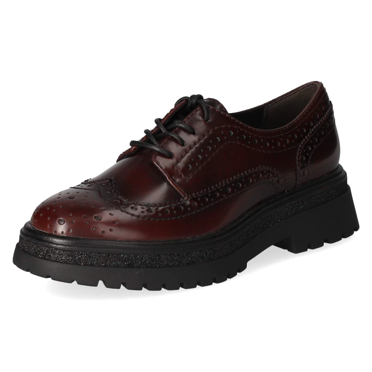 Schnürschuhe - merlot