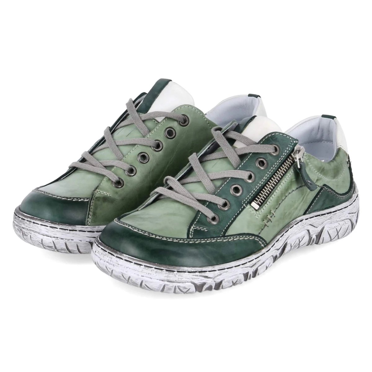 Halbschuhe - grün