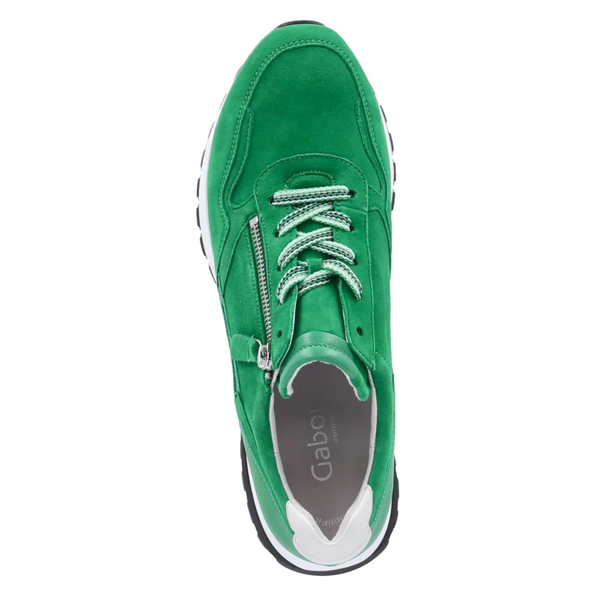 Low Sneaker - verde/off-white