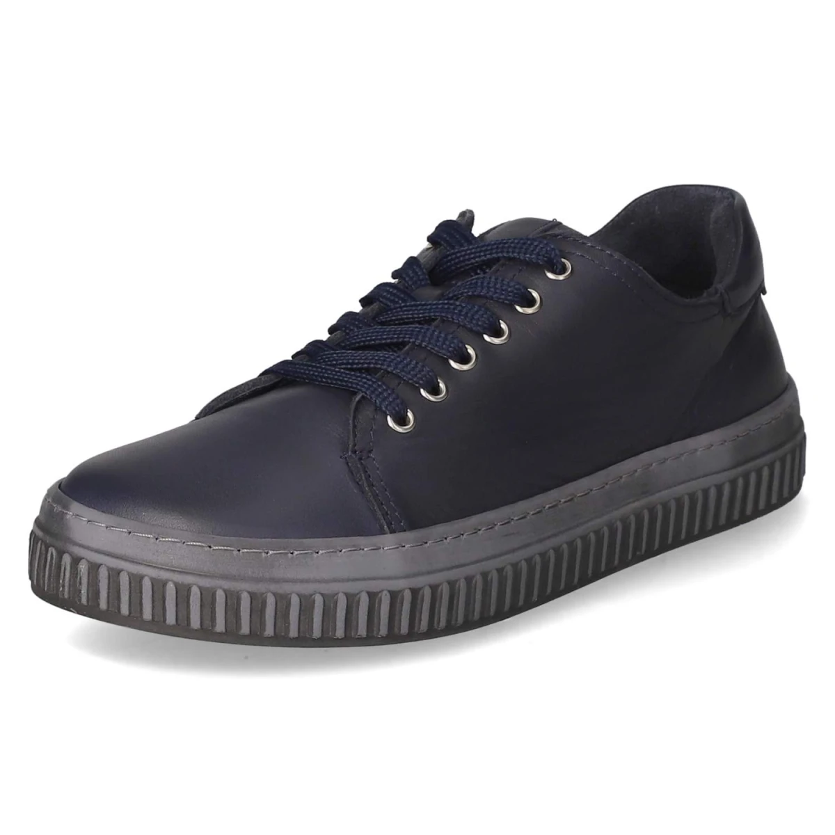Schnürschuhe - d.blau/schiefer