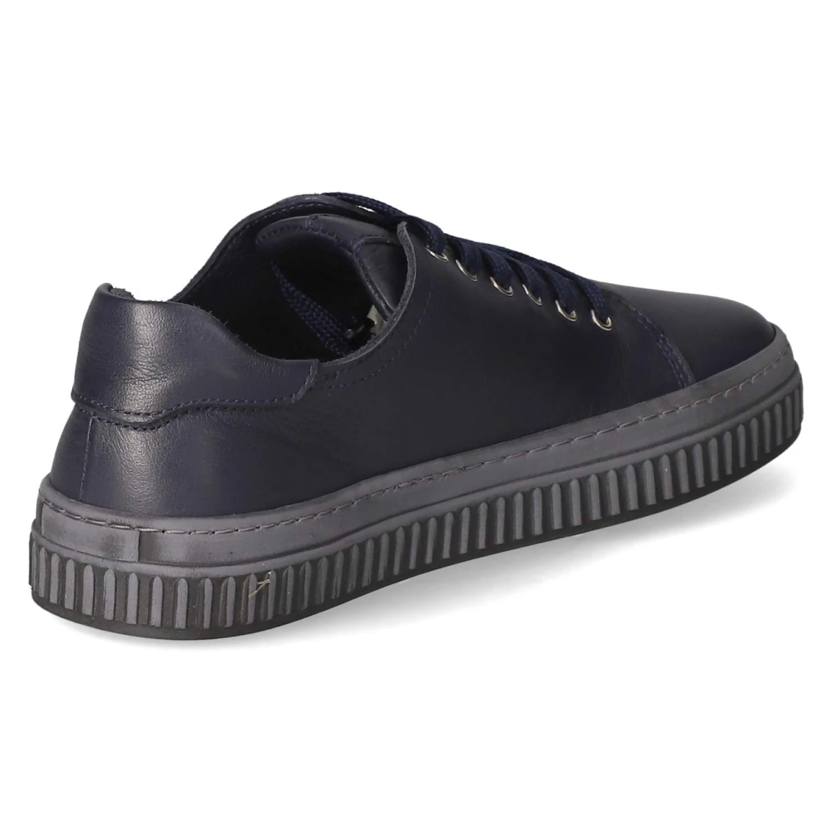 Schnürschuhe - d.blau/schiefer