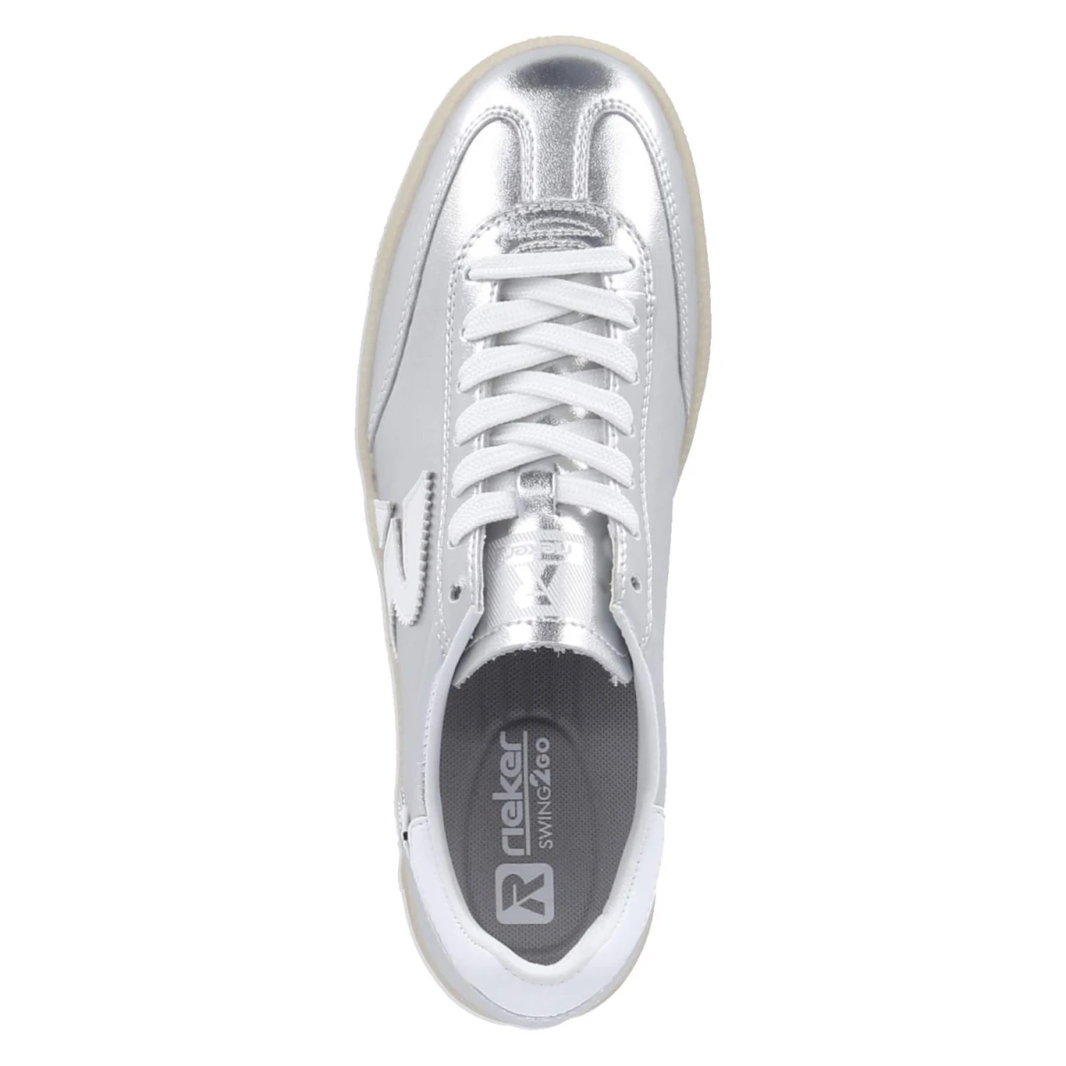 Low Sneaker - silber/platin