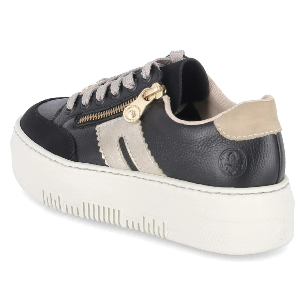 Plateausneaker - schwarz