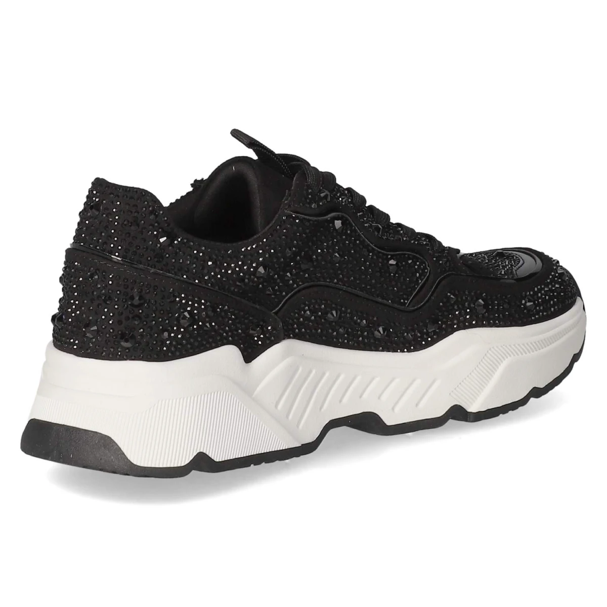 Low Sneaker - Black micro + stones