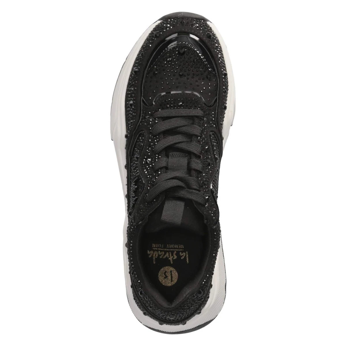 Low Sneaker - Black micro + stones