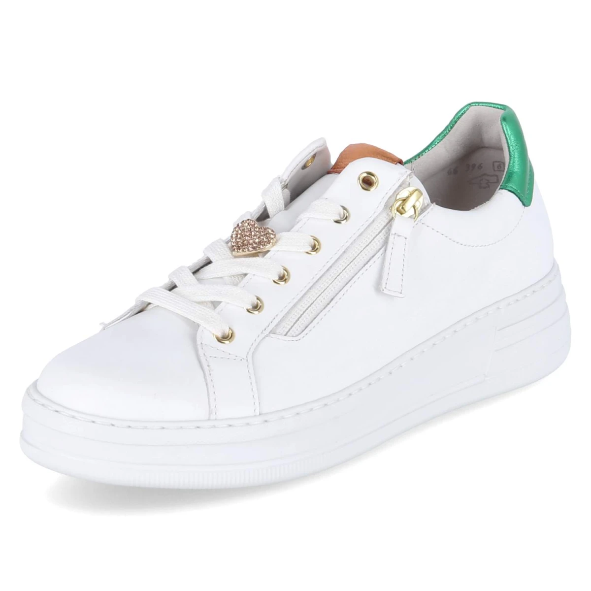 Low Sneaker - weis/verd/apri(go)