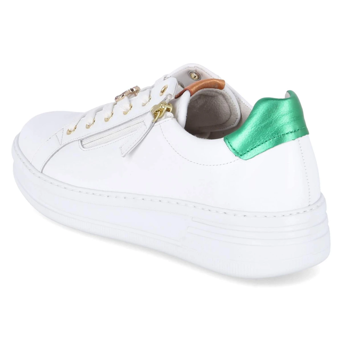Low Sneaker - weis/verd/apri(go)