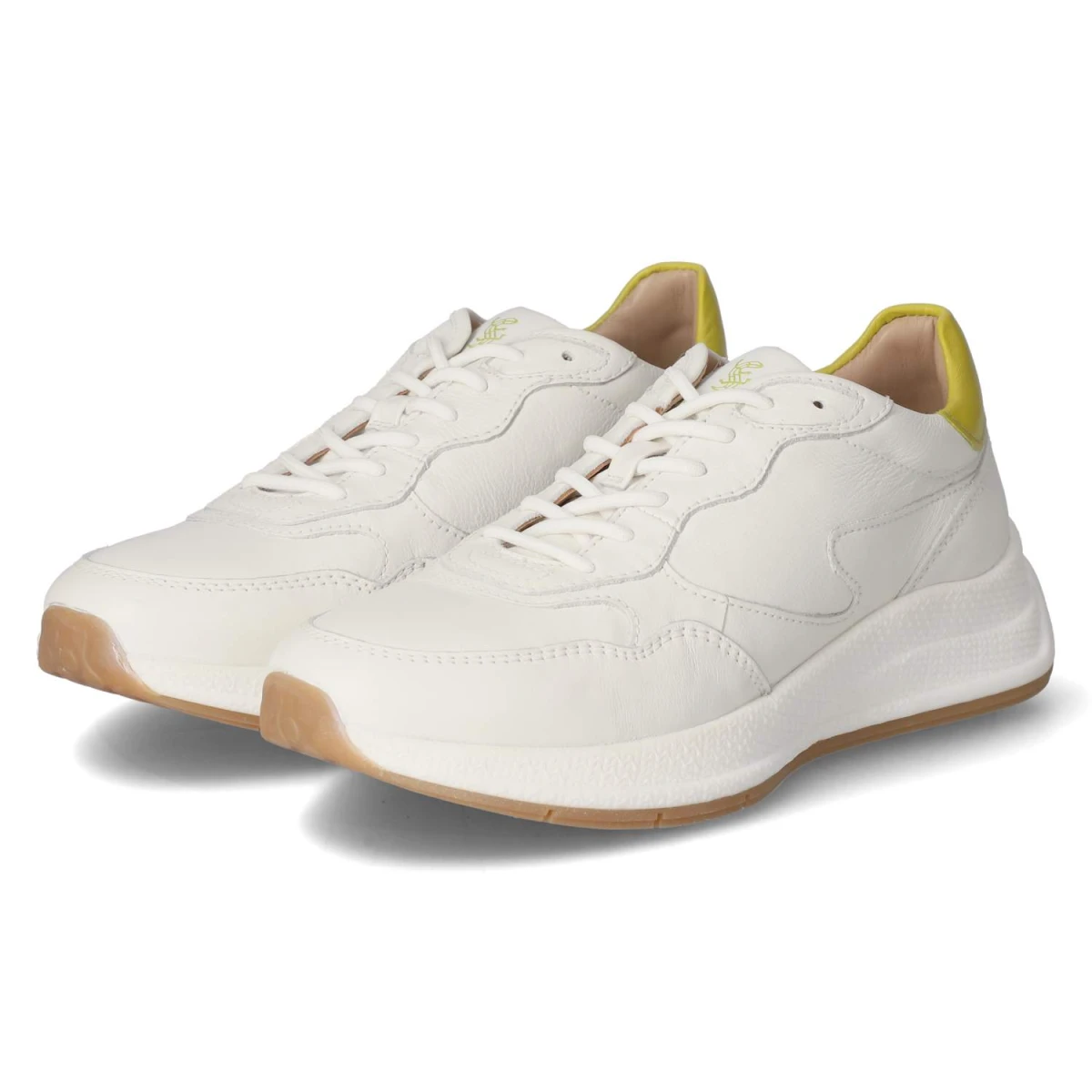 Low Sneaker - white / yellow