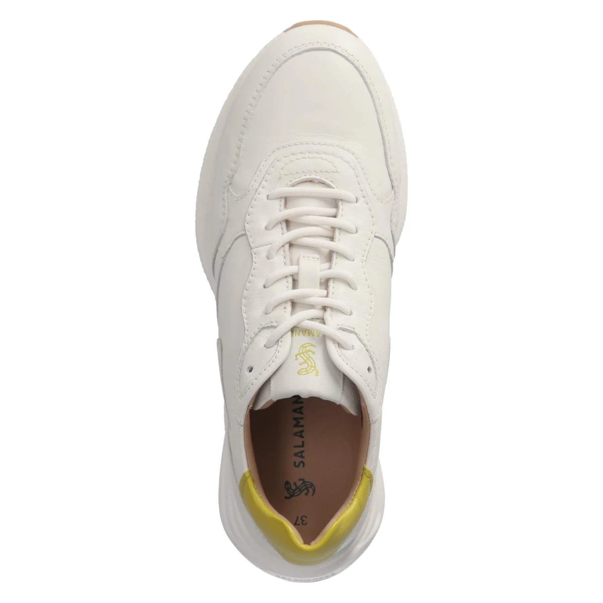Low Sneaker - white / yellow