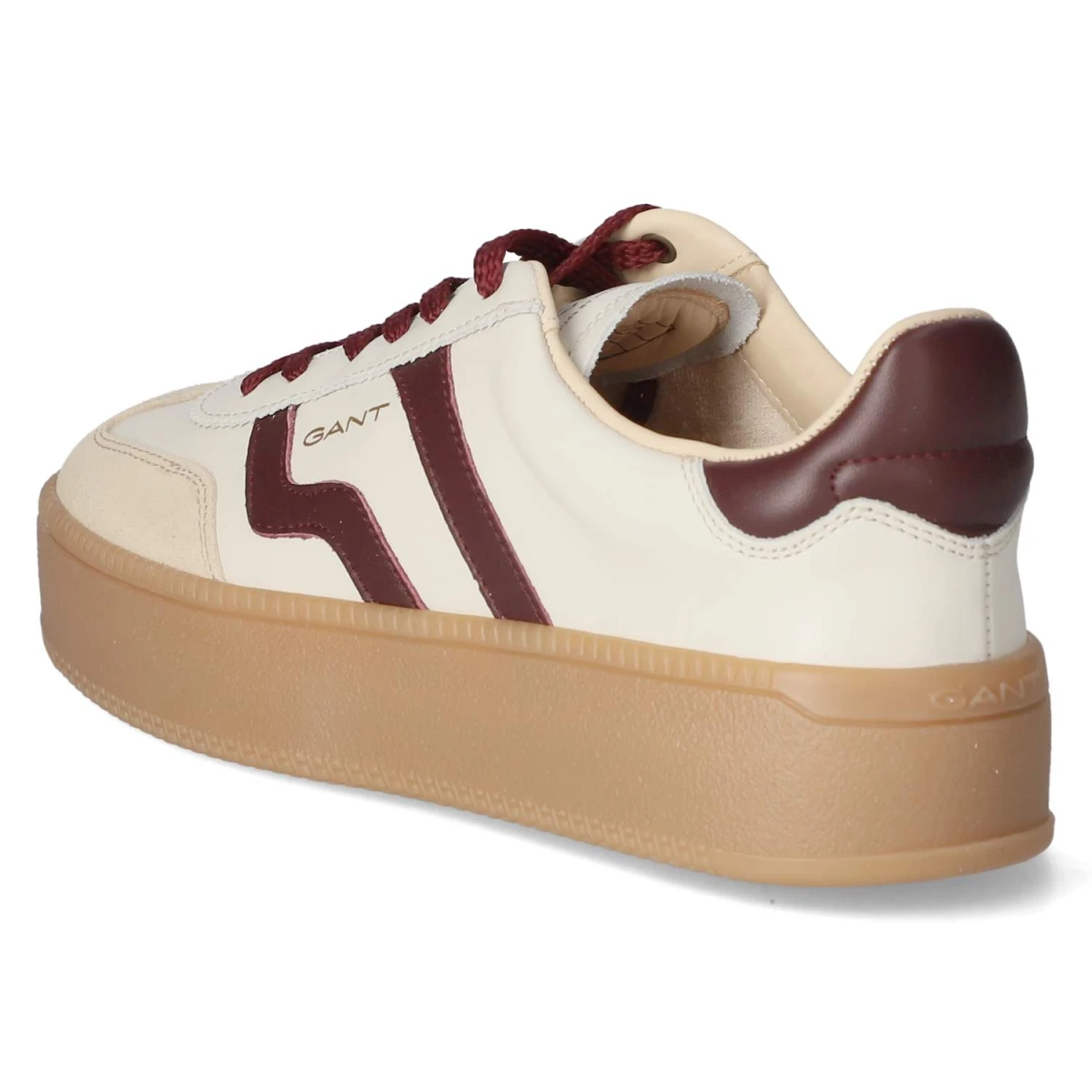 Low Sneaker Cuzmani - offwhite/plumred
