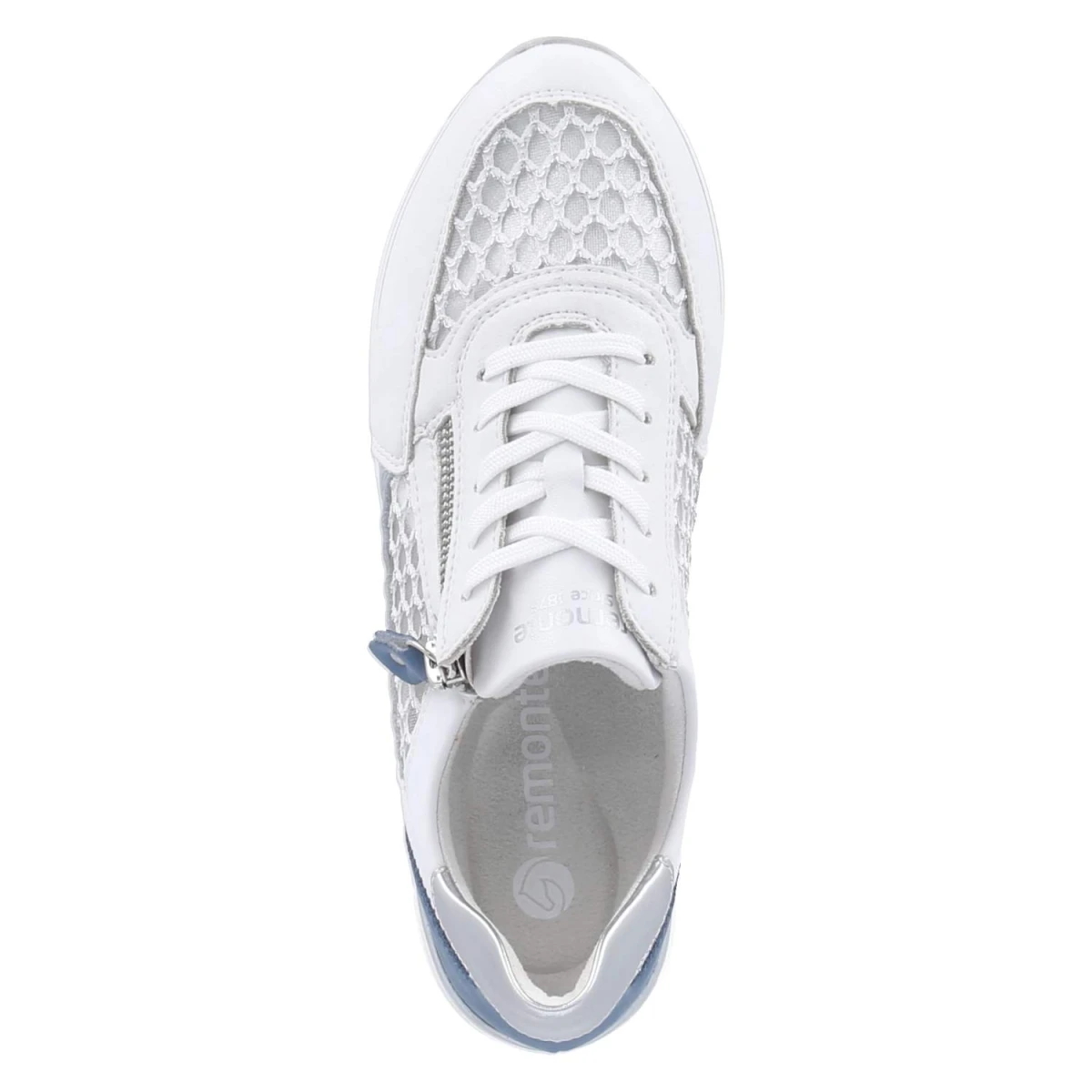 Plateau-Sneaker - weiss kombi