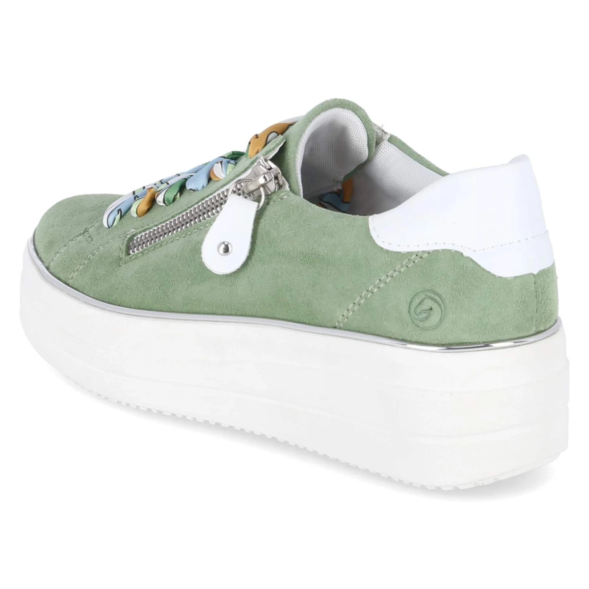 Halbschuhe - grün kombi