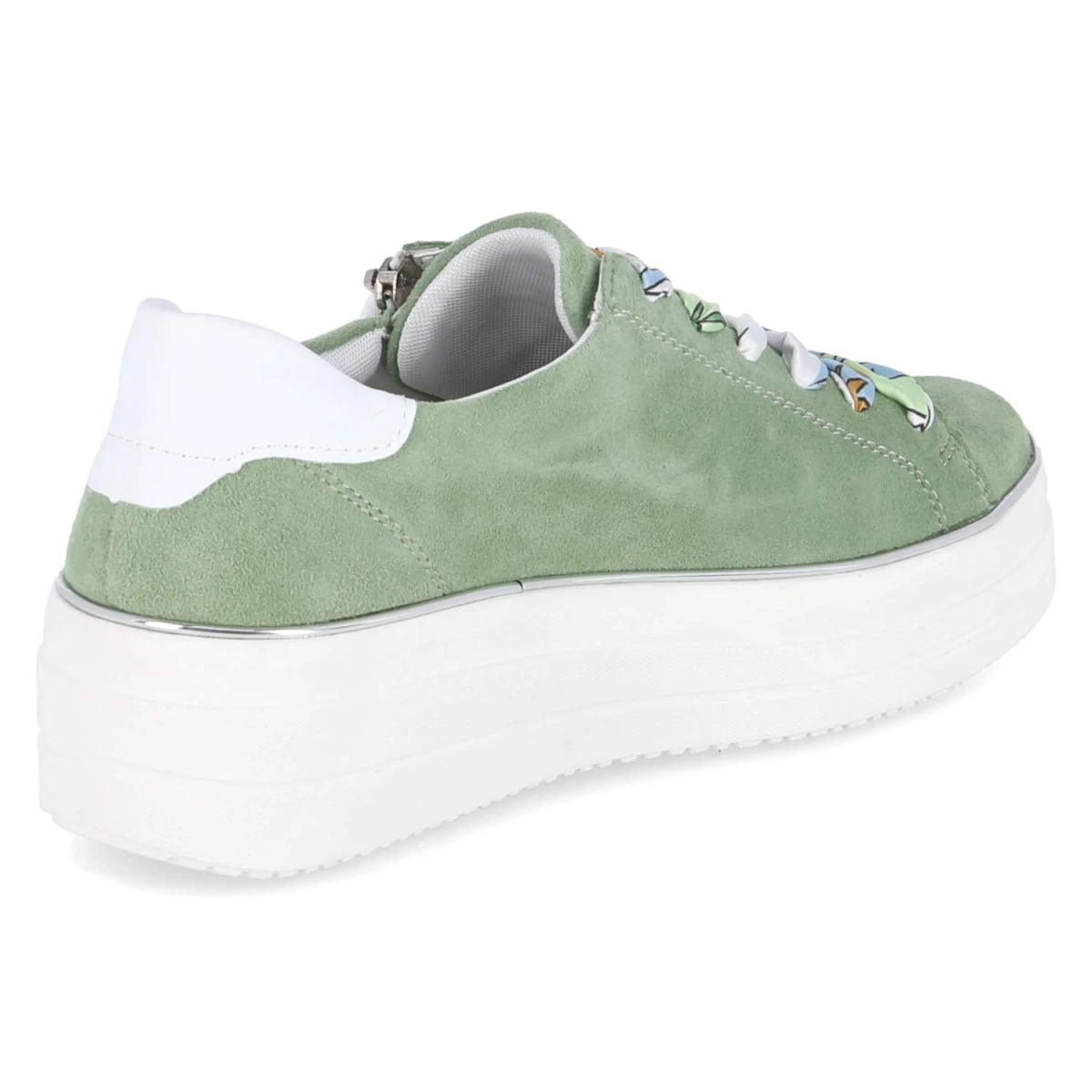 Halbschuhe - grün kombi