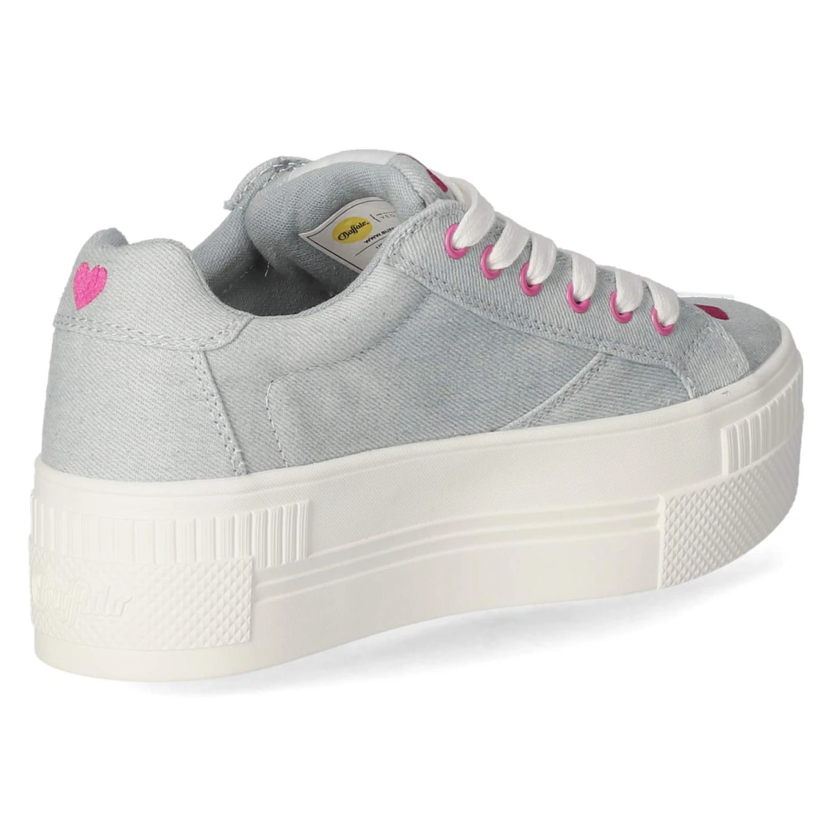 Low Sneaker PAIRED HEART - BLUE/PINK