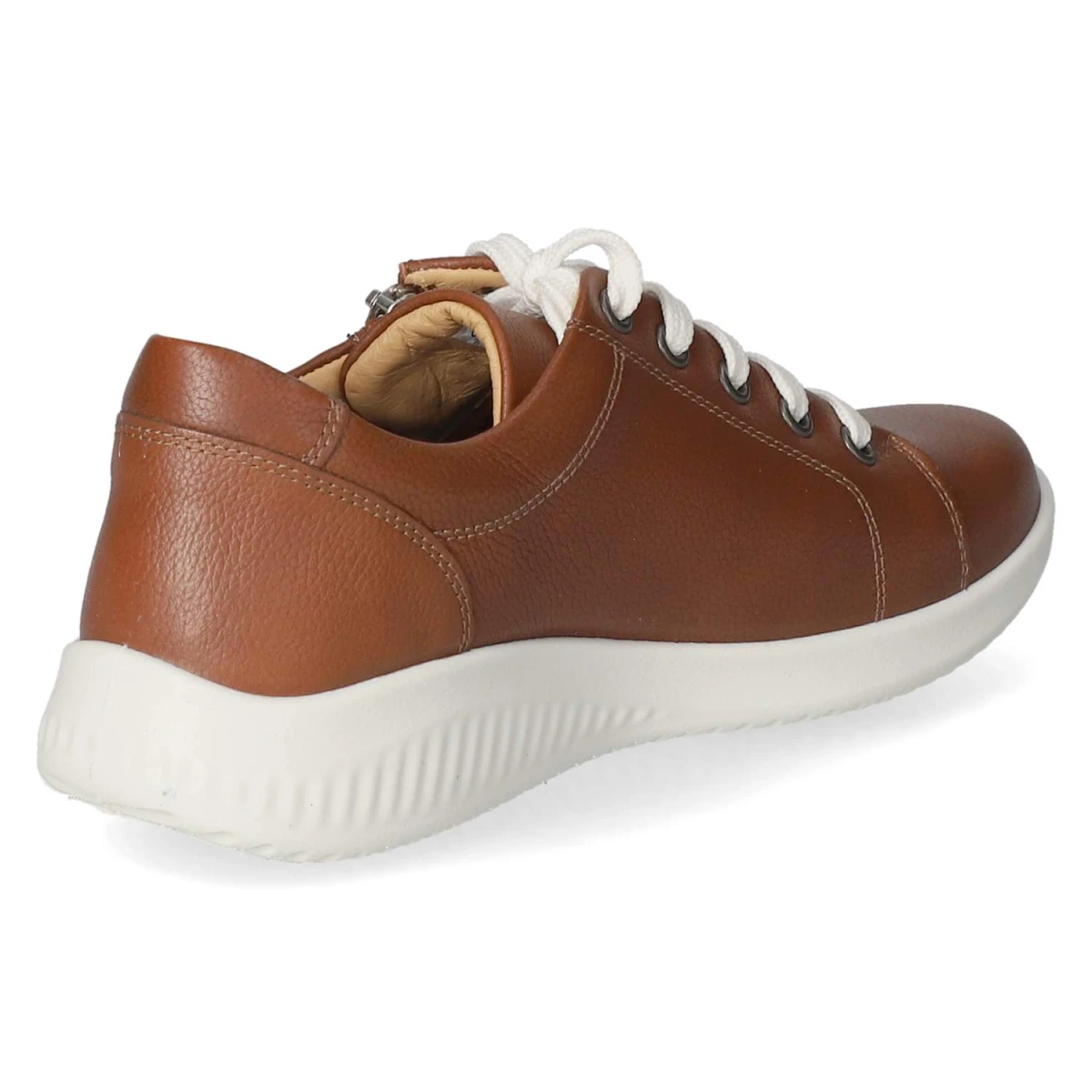 Schnürschuhe - cognac