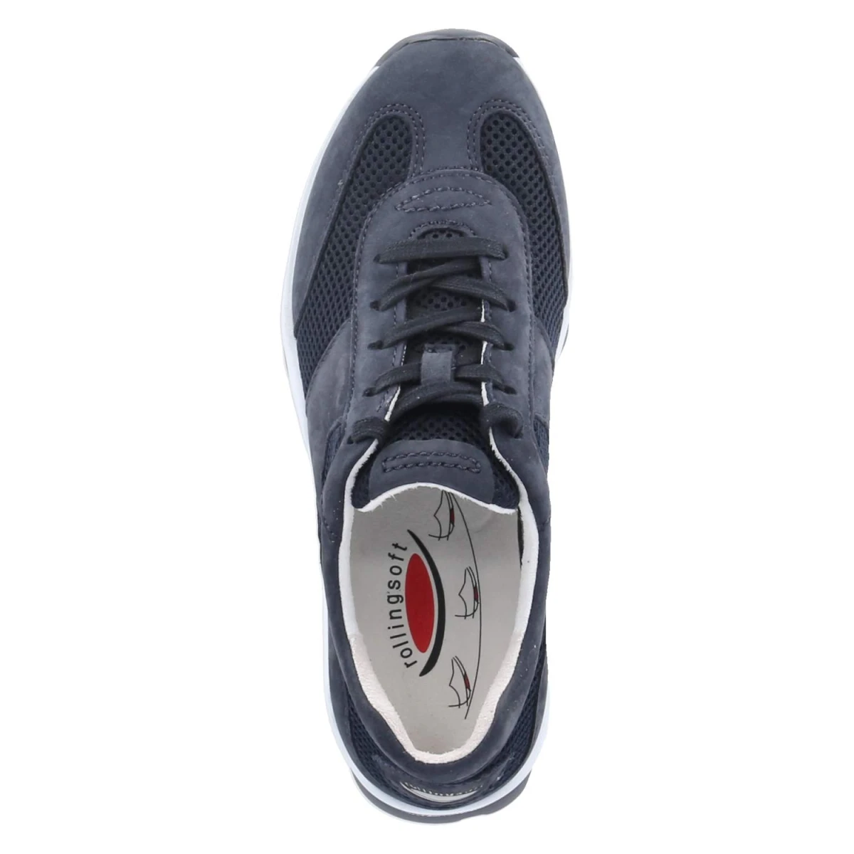 Low Sneaker - nightbl.(S.w/blau)