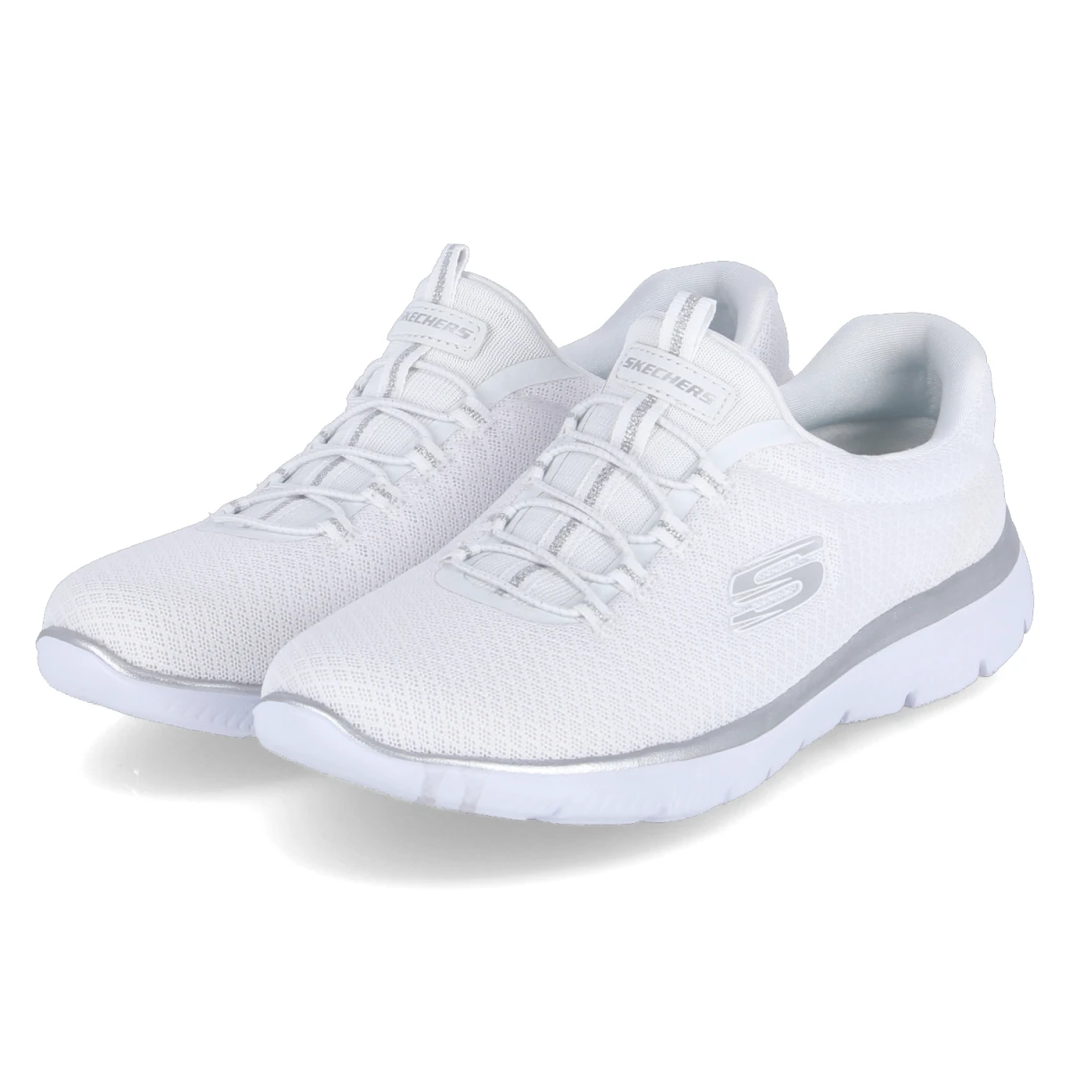 Slip-On-Sneaker SUMMITS - WHITE/SILVER