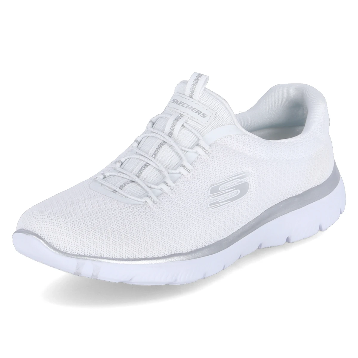 Slip-On-Sneaker SUMMITS - WHITE/SILVER