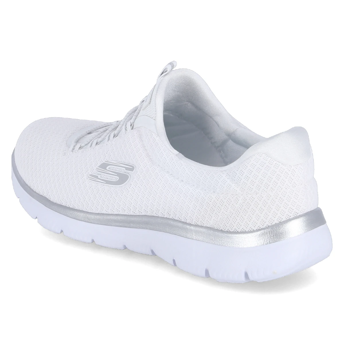 Slip-On-Sneaker SUMMITS - WHITE/SILVER