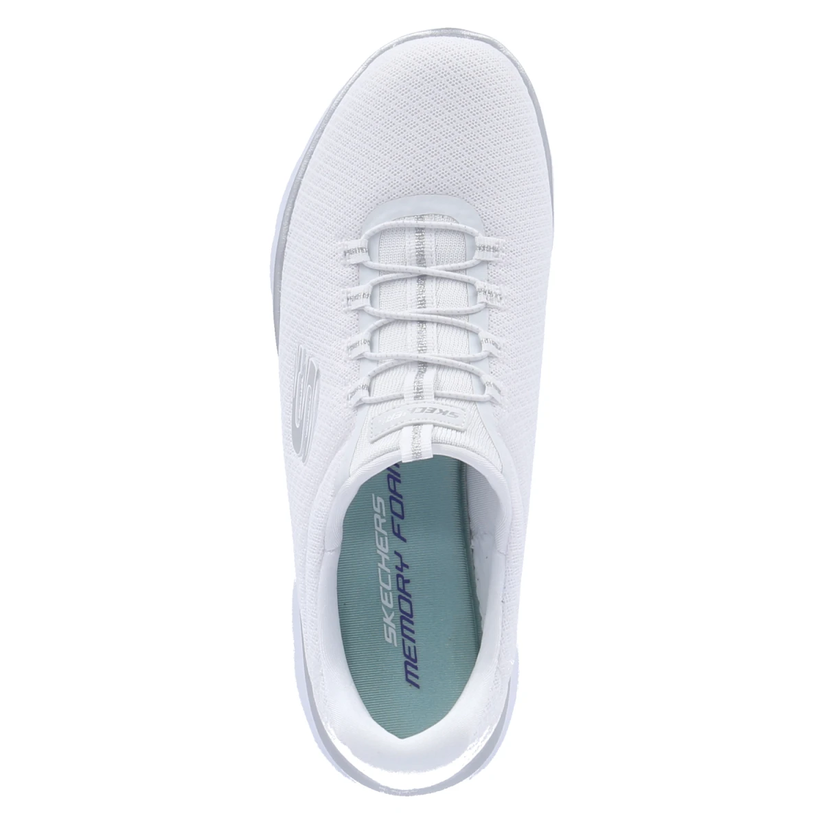 Slip-On-Sneaker SUMMITS - WHITE/SILVER