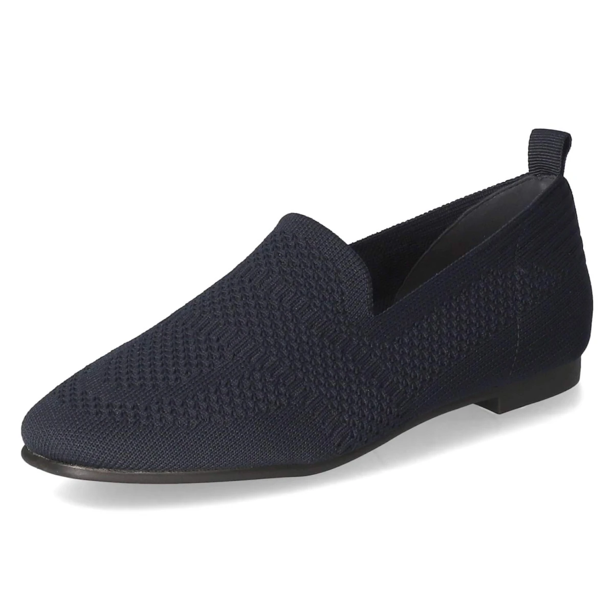 Slipper - blue knitted