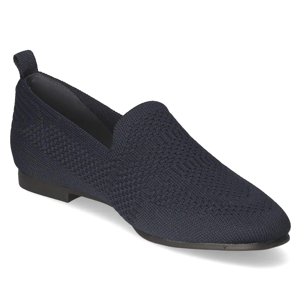 Slipper - blue knitted