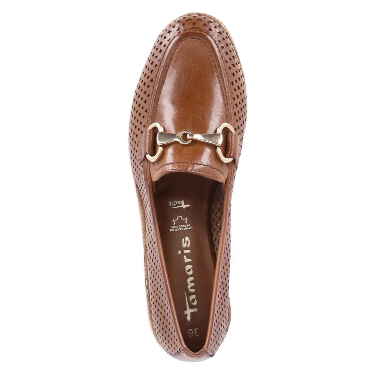 Slipper - cognac
