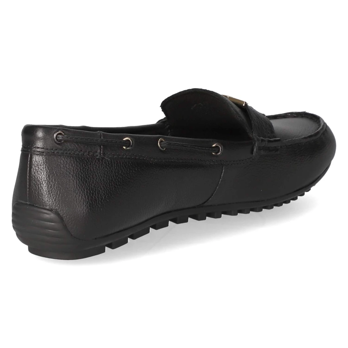 Slipper - BLACK LEATHER