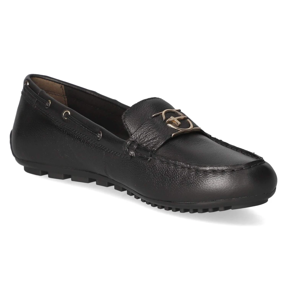 Slipper - BLACK LEATHER