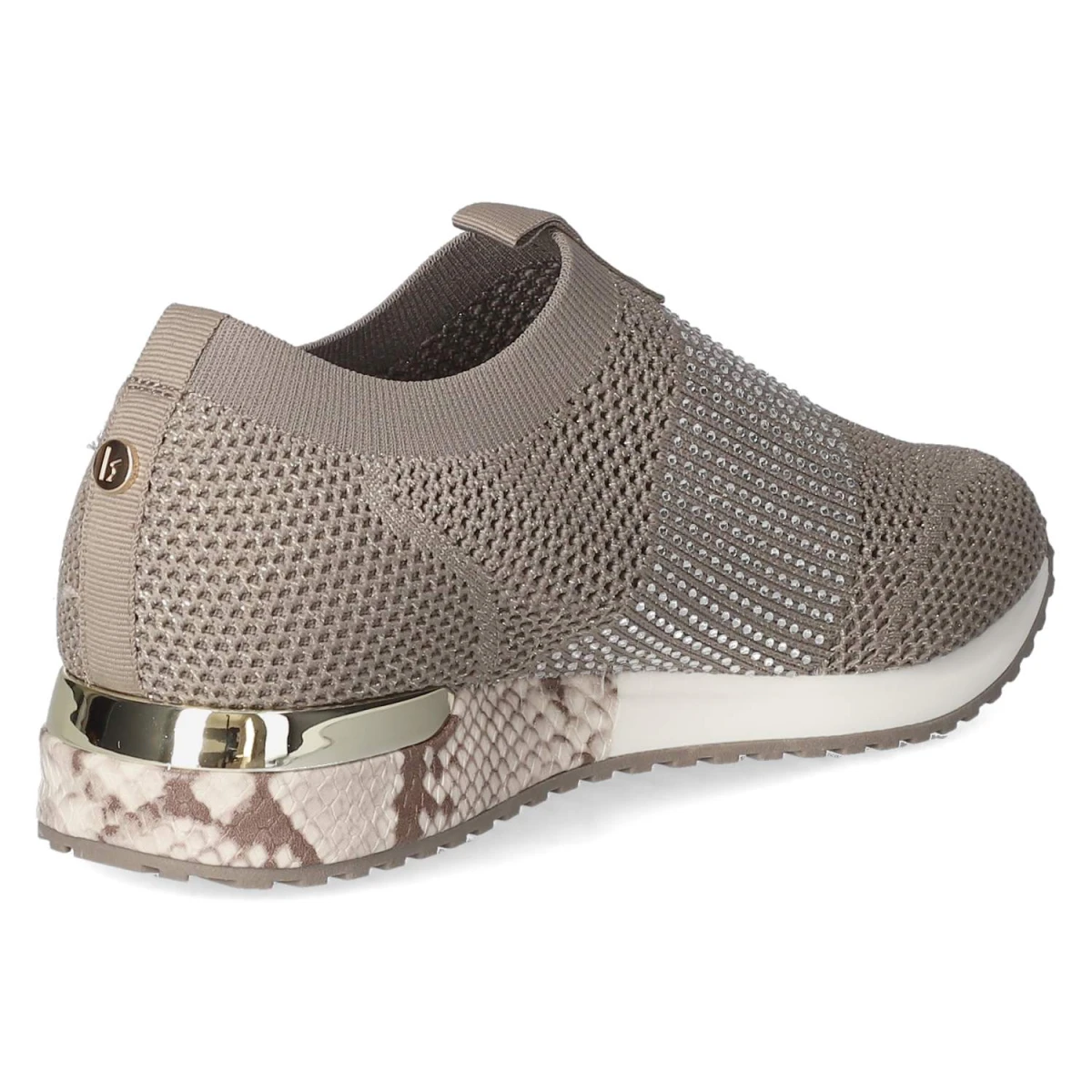 Low Sneaker - taupe/gold