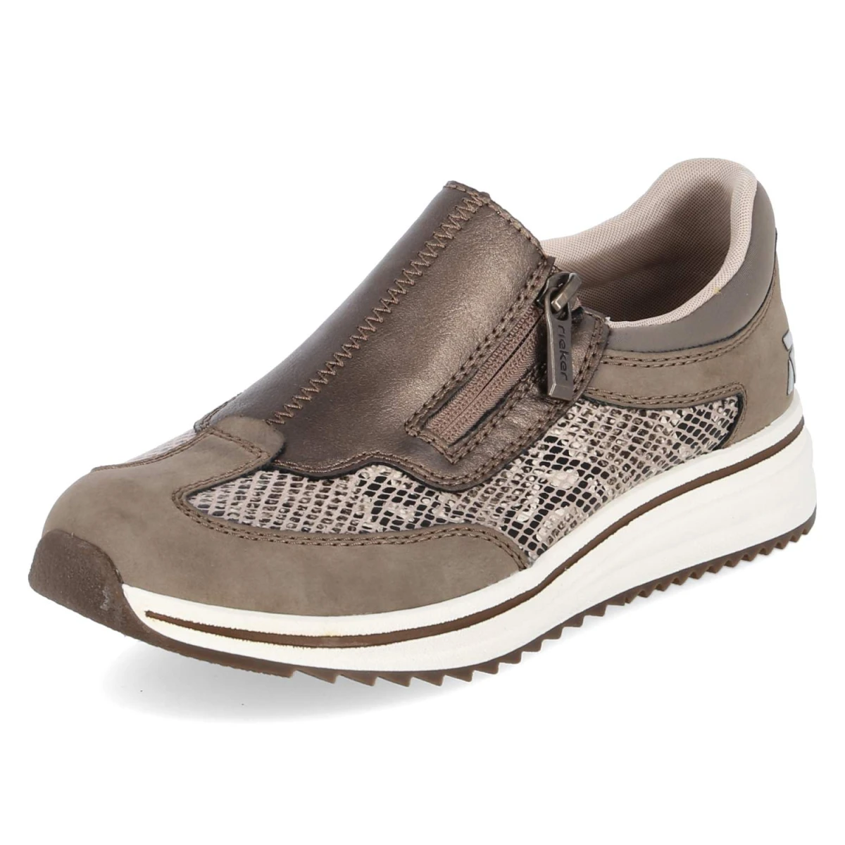 Slip-On-Sneaker - braun kombi