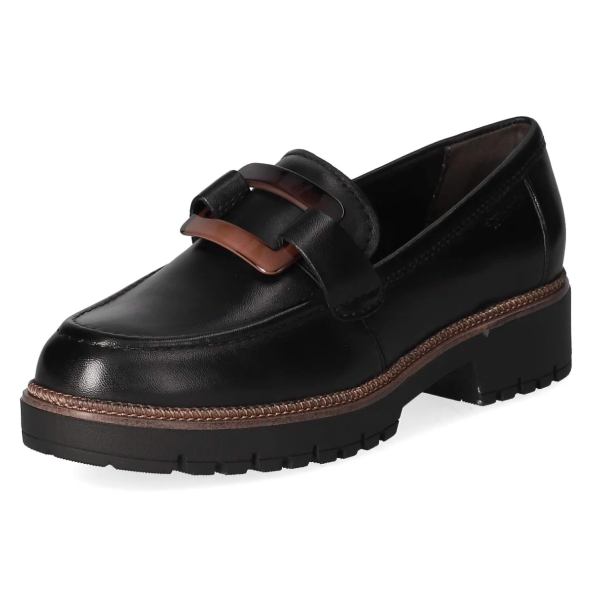 Slipper - BLACK LEATHER
