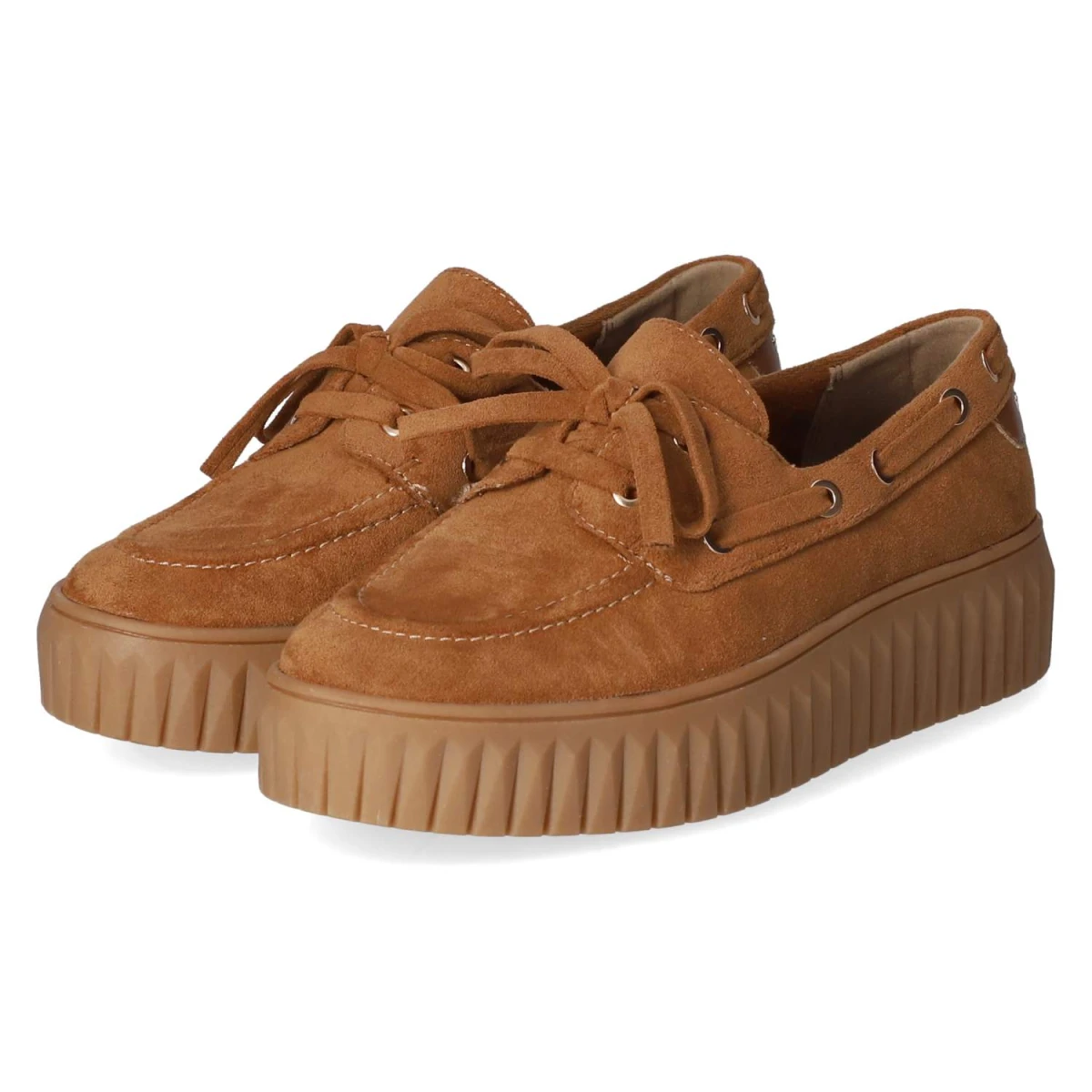Halbschuhe - camel