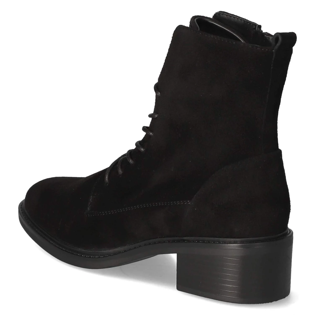 Schnürstiefeletten - BLACK