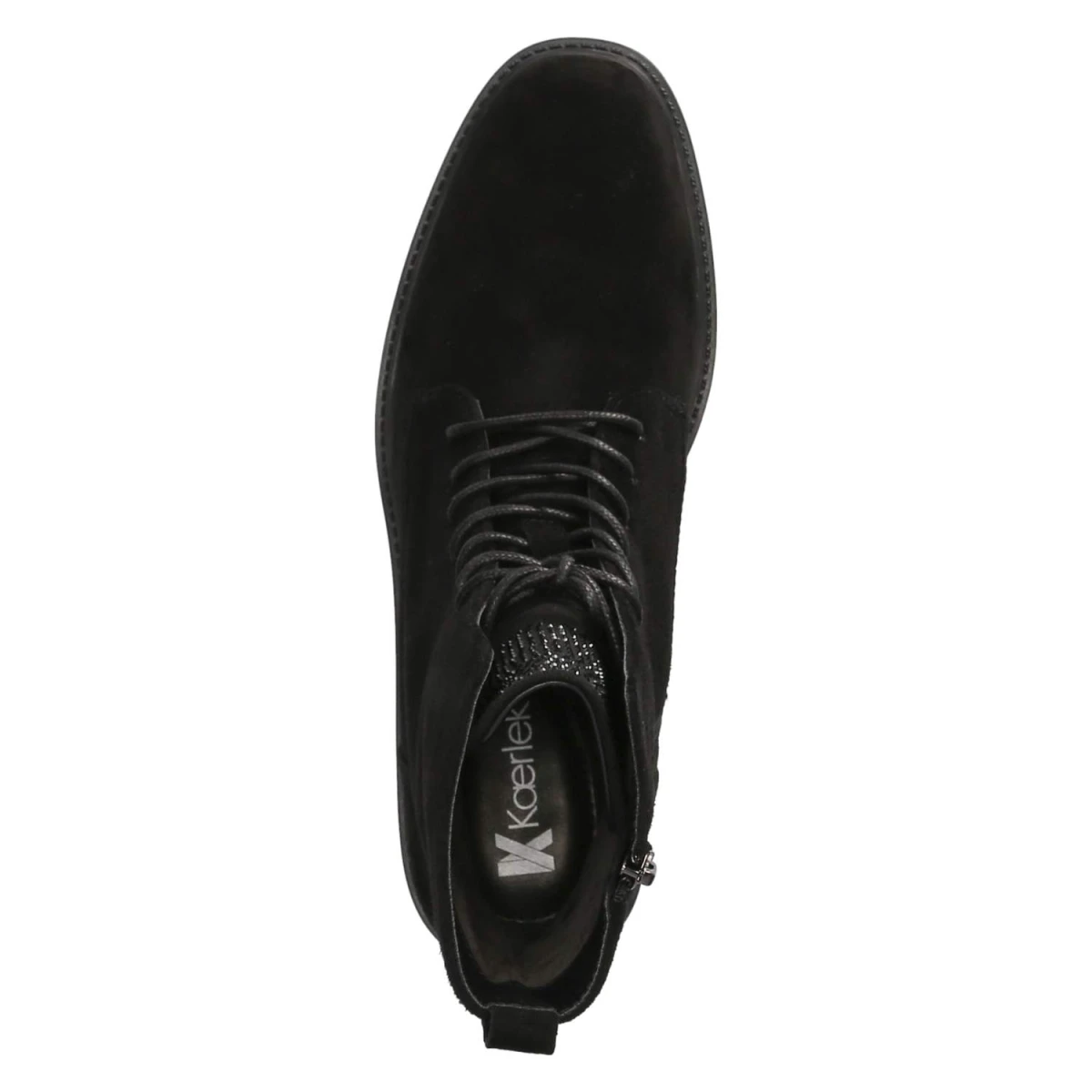 Schnürstiefeletten - BLACK