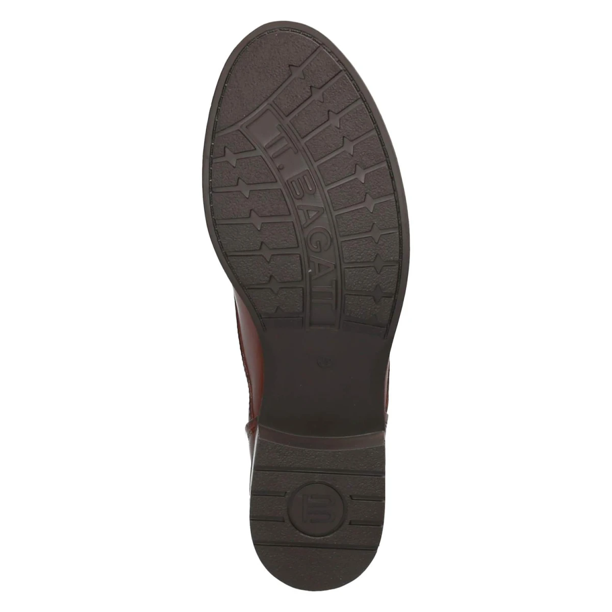 Schnürstiefeletten - cognac