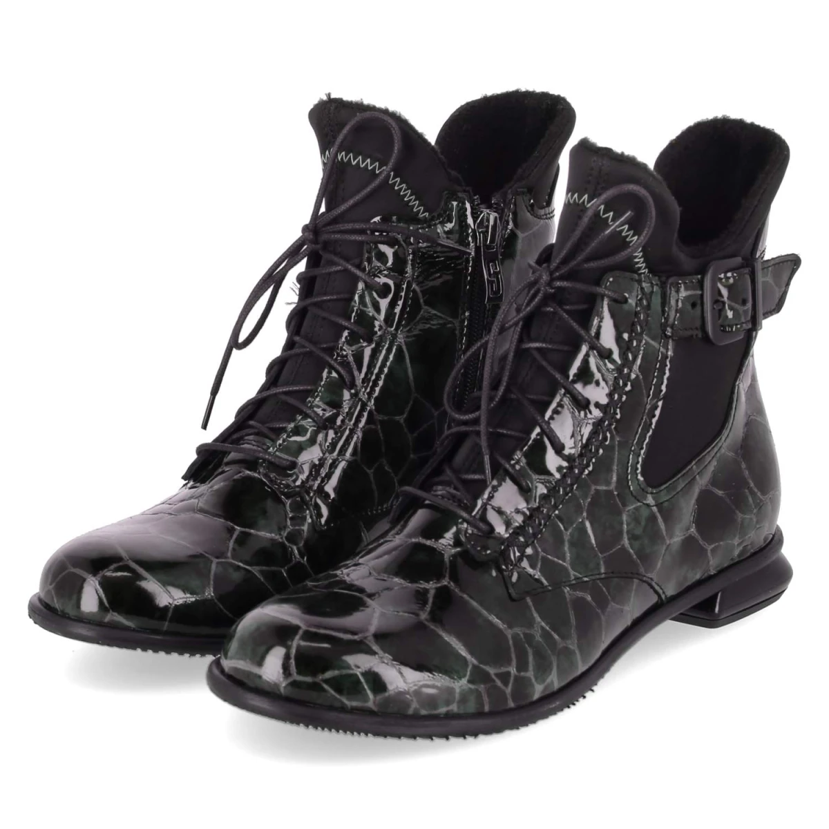 Ankle Boots - grün