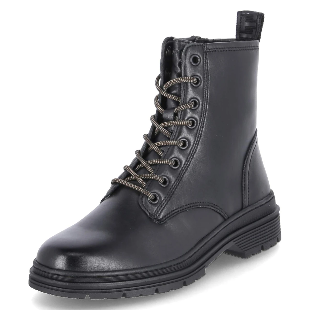 Schnürstiefeletten - black
