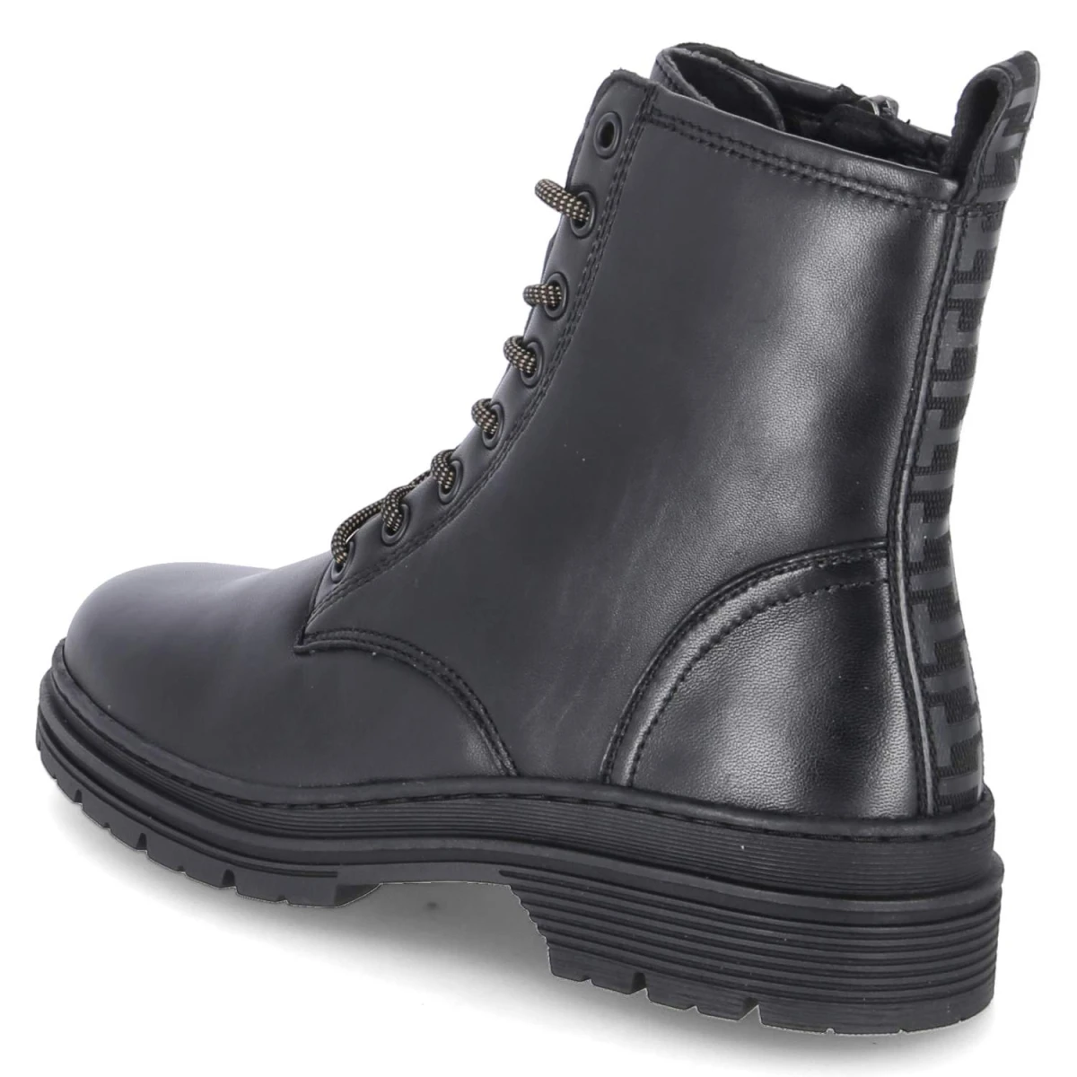 Schnürstiefeletten - black