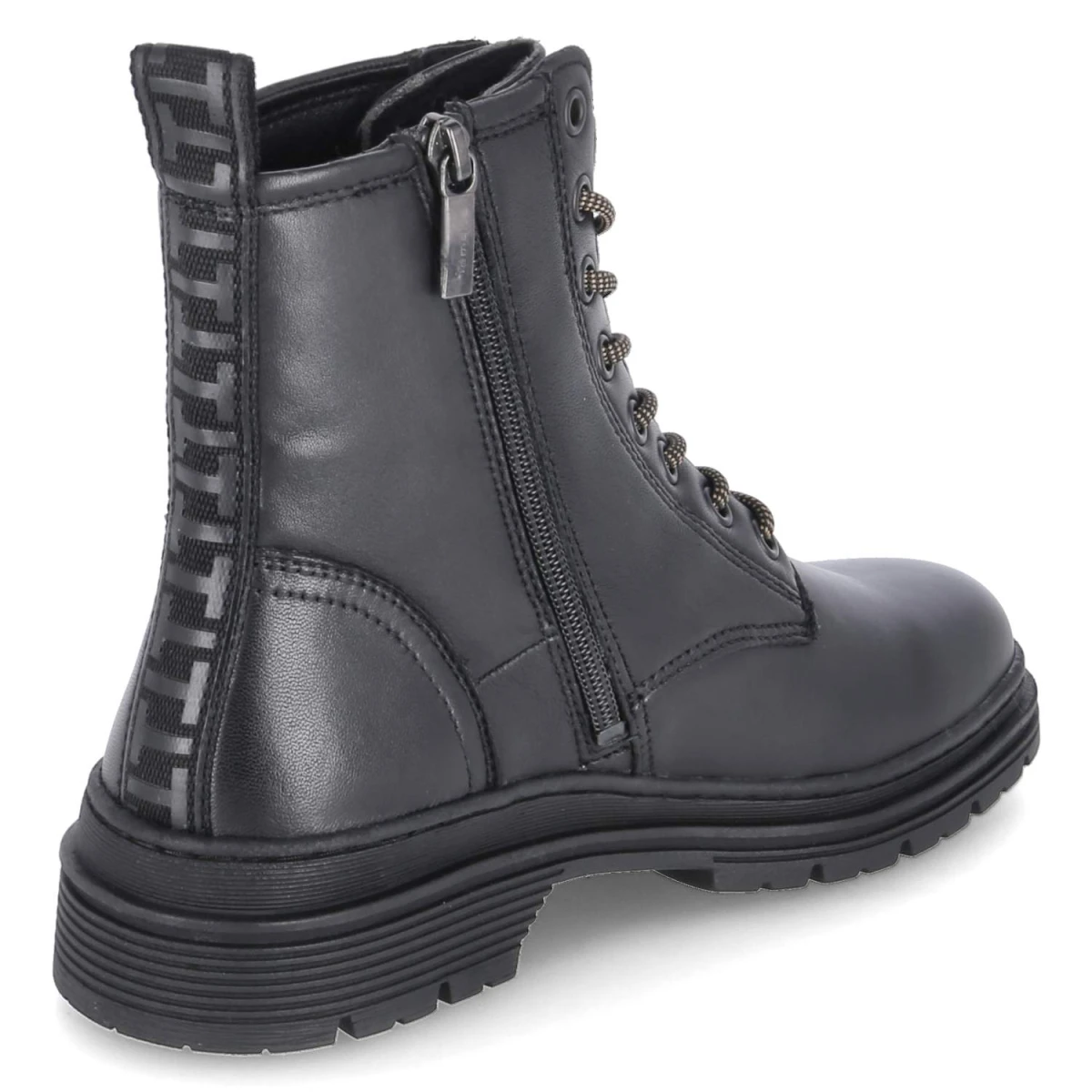 Schnürstiefeletten - black