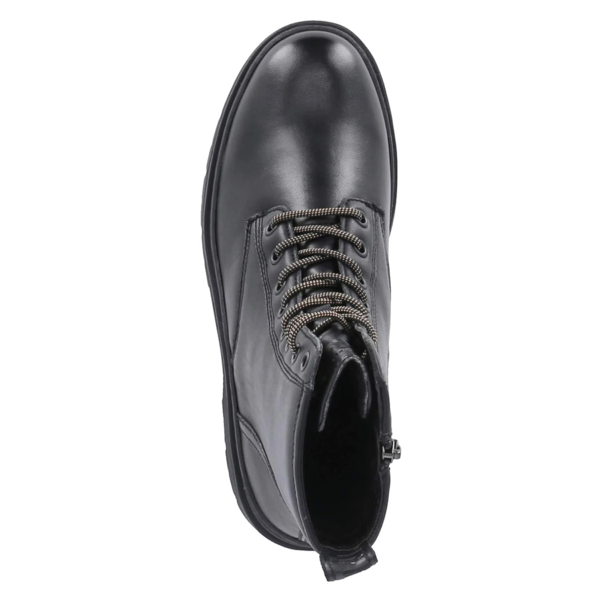 Schnürstiefeletten - black