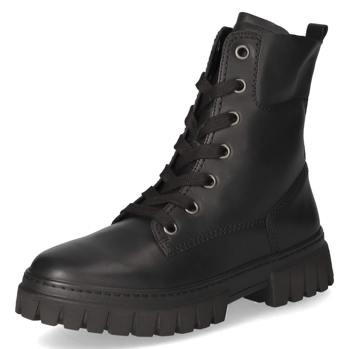Schnürstiefeletten - schwarz (Micro)