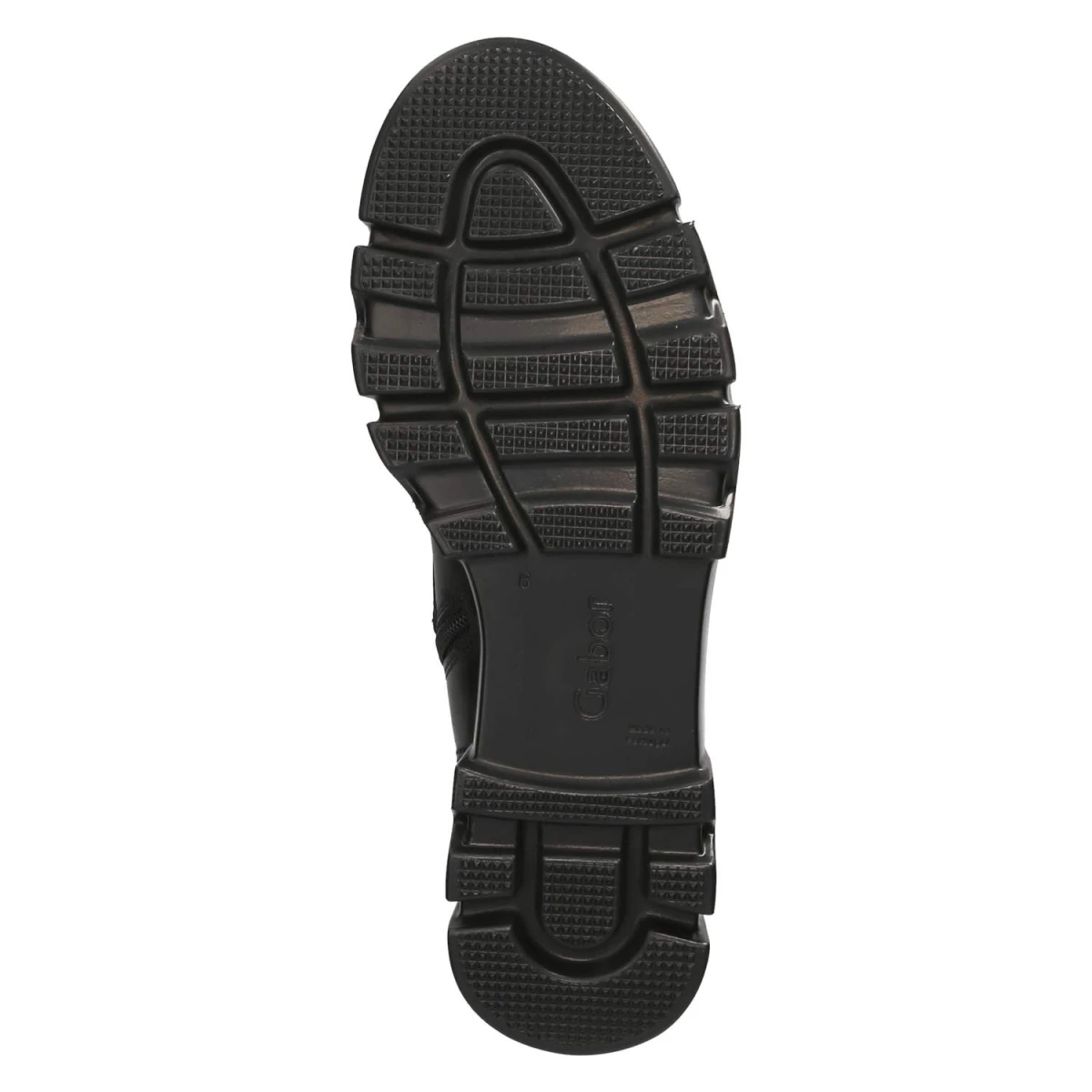 Schnürstiefeletten - schwarz