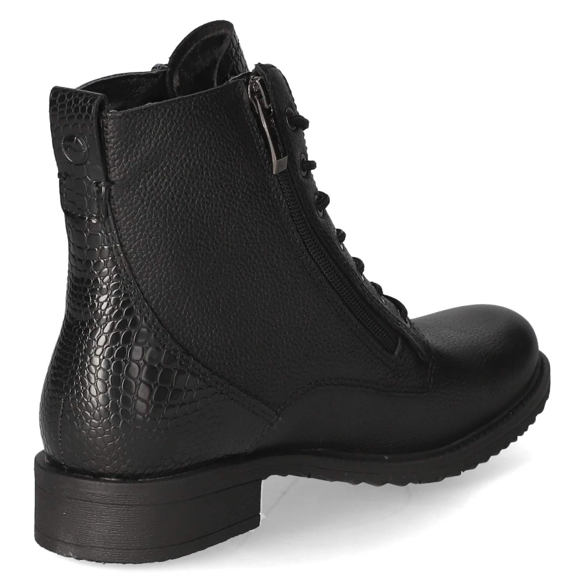 Schnürstiefeletten - black