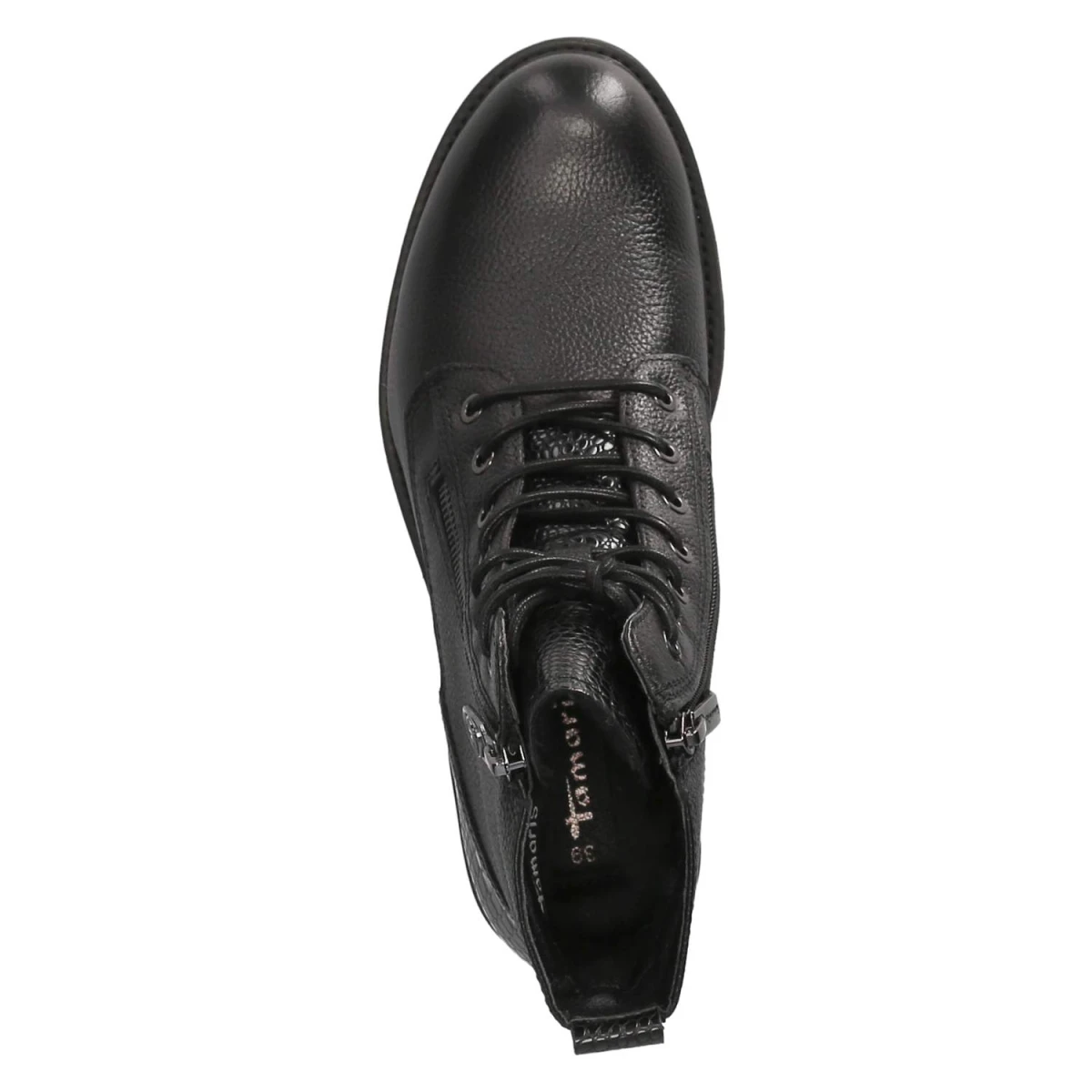Schnürstiefeletten - black