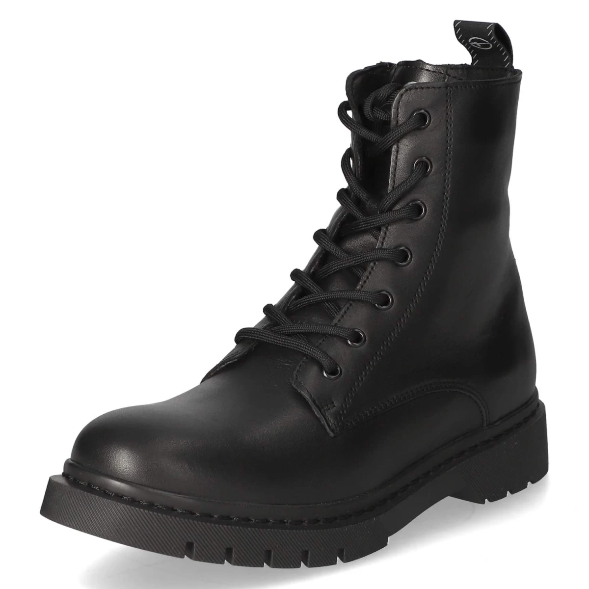 Schnürstiefeletten - black