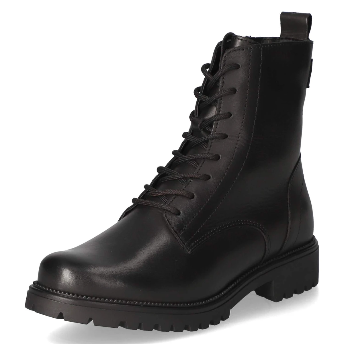 Schnürstiefeletten - black