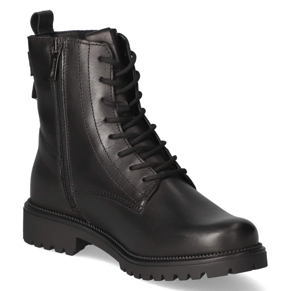 Schnürstiefeletten - black