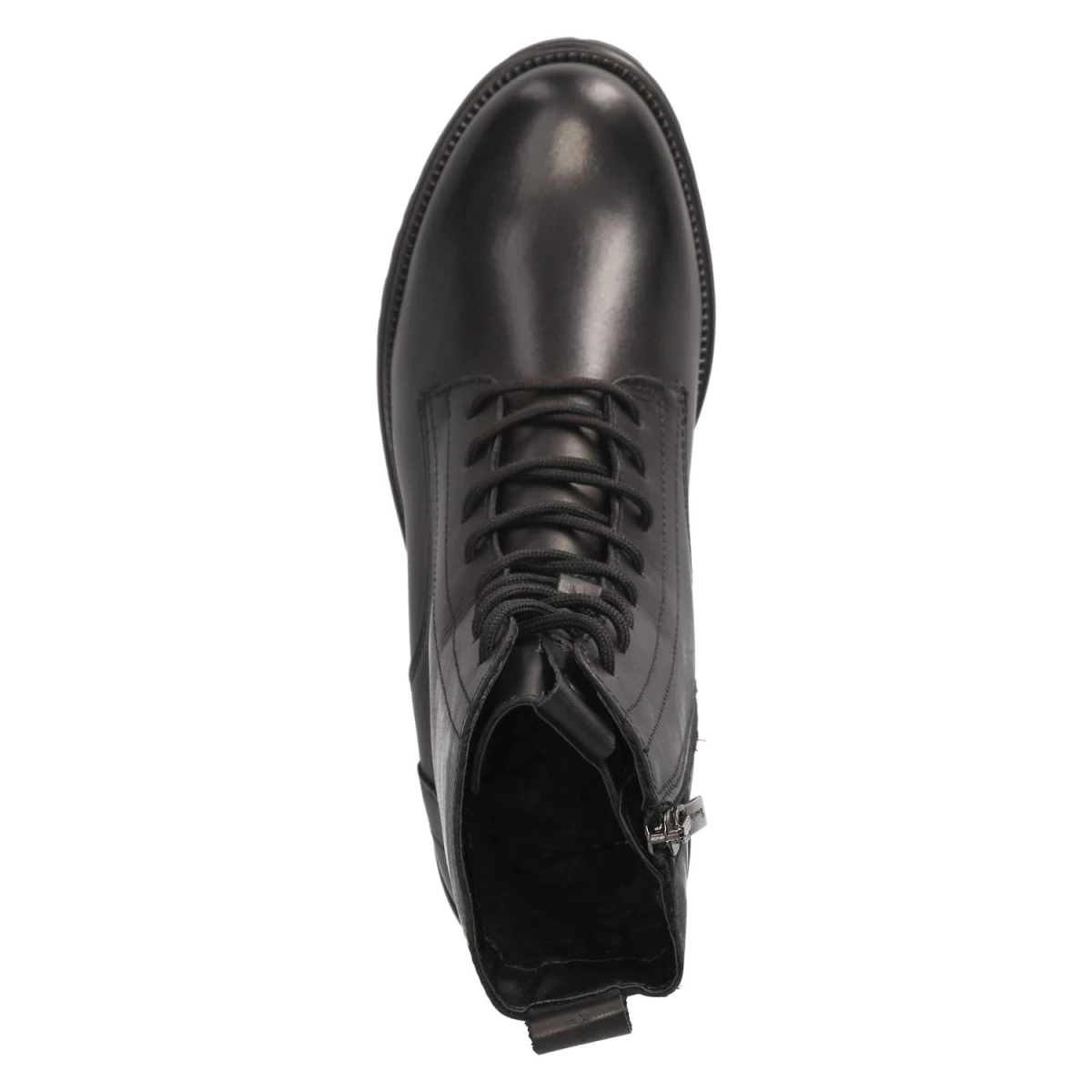 Schnürstiefeletten - black